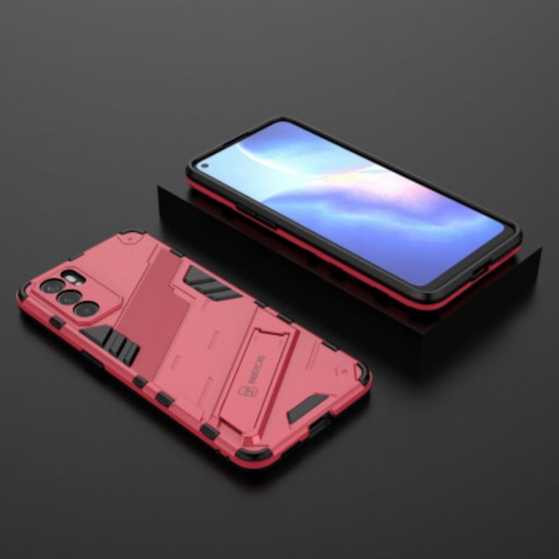 Case Hoesje Oppo Reno 6 5g Telefoonhoesje Verwijderbare Steun Twee Handenvrije Posities