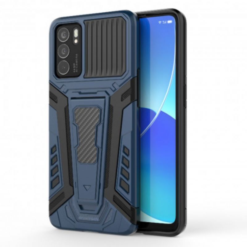 Cover Hoesje Oppo Reno 6 5g Telefoonhoesje Ondersteuning Voor Twee Handsfree Posities