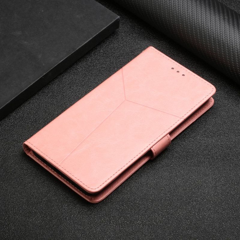 Flip Case Leren Oppo Reno 6 5g Stijl Leer Geo Y-ontwerp