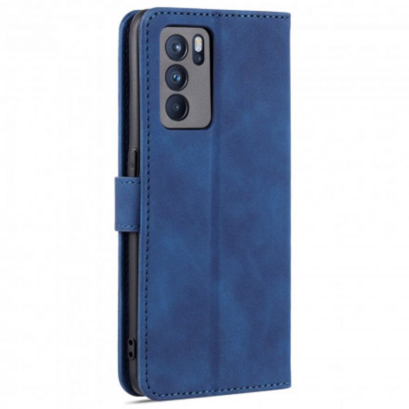 Folio-hoesje Oppo Reno 6 5g Azns Leereffect