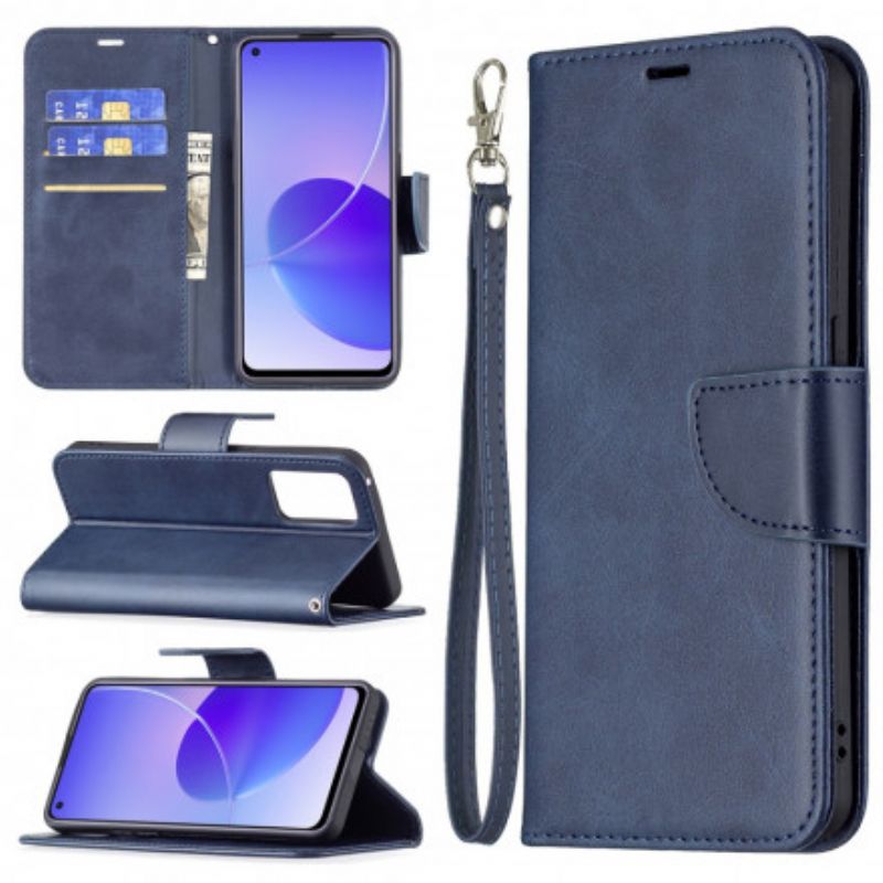 Folio-hoesje Oppo Reno 6 5g Gladde Flap Schuin