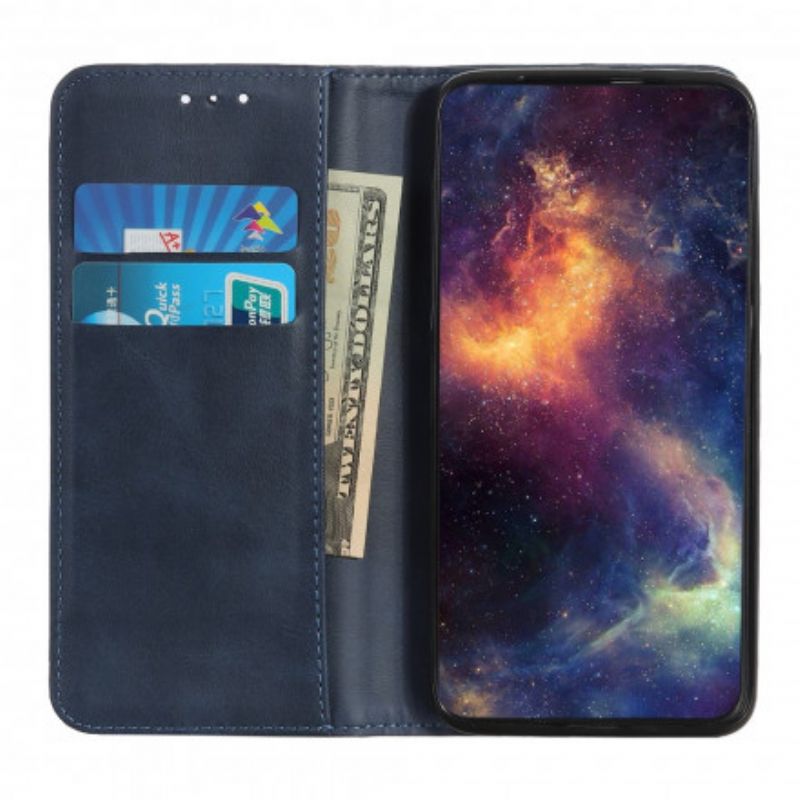 Folio-hoesje Oppo Reno 6 5g Splitlederen Elegantie