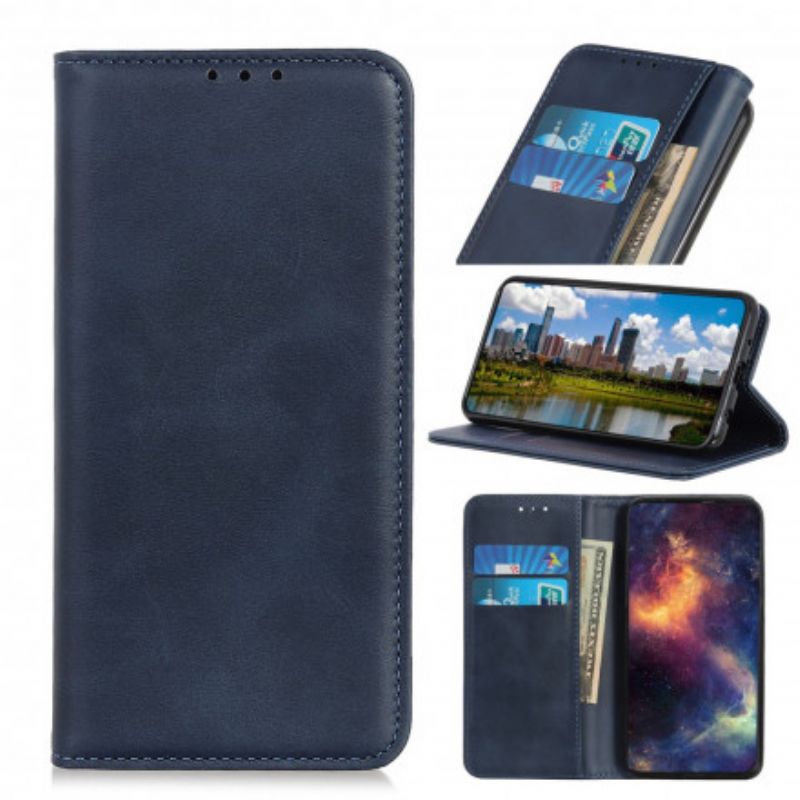 Folio-hoesje Oppo Reno 6 5g Splitlederen Elegantie