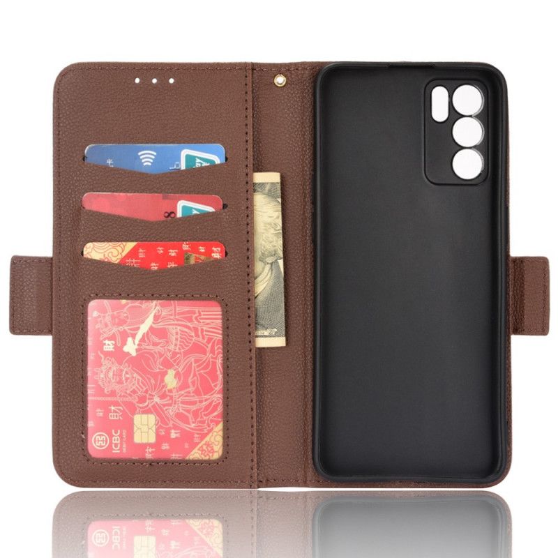 Folio-hoesje Oppo Reno 6 5g Telefoonhoesje Flap Dubbele Nieuwe Kleuren