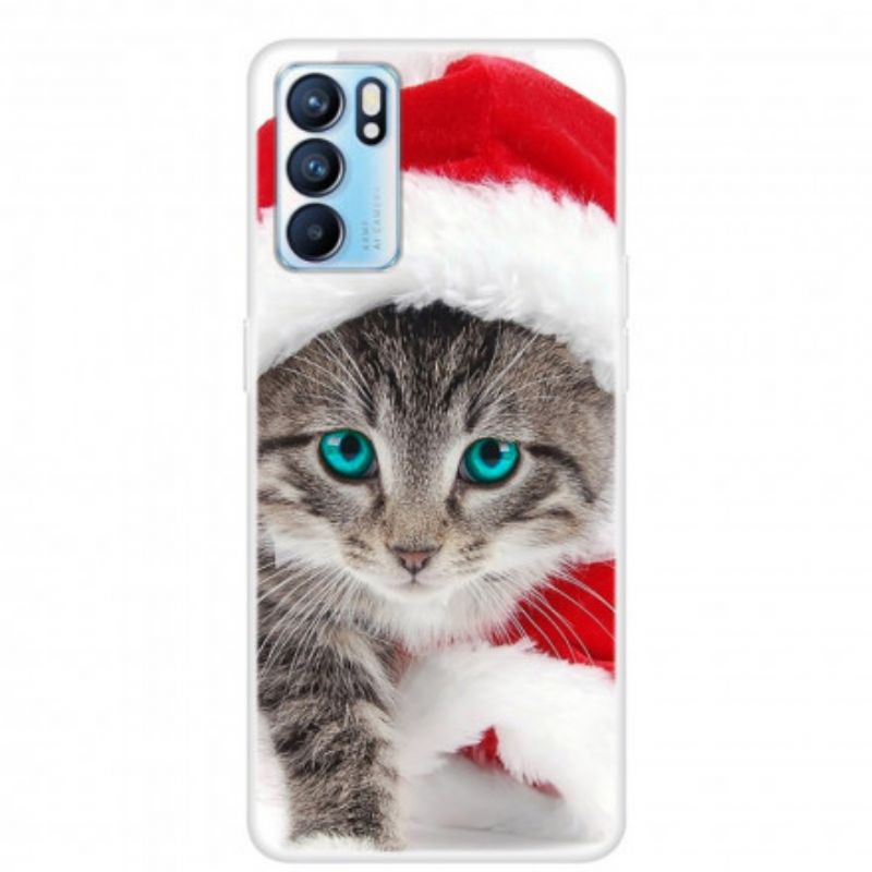 Hoesje Oppo Reno 6 5g Kerstkat