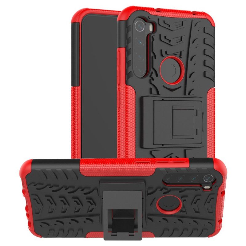 Case Hoesje Xiaomi Redmi Note 8T Wit Zwart Telefoonhoesje Ultrabestendig