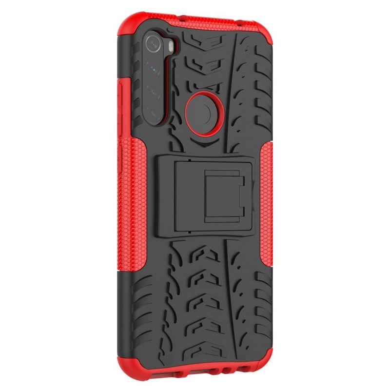 Case Hoesje Xiaomi Redmi Note 8T Wit Zwart Telefoonhoesje Ultrabestendig