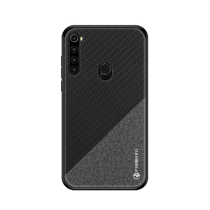 Cover Hoesje Xiaomi Redmi Note 8T Magenta Zwart Telefoonhoesje Pinwuyo Eer-Serie