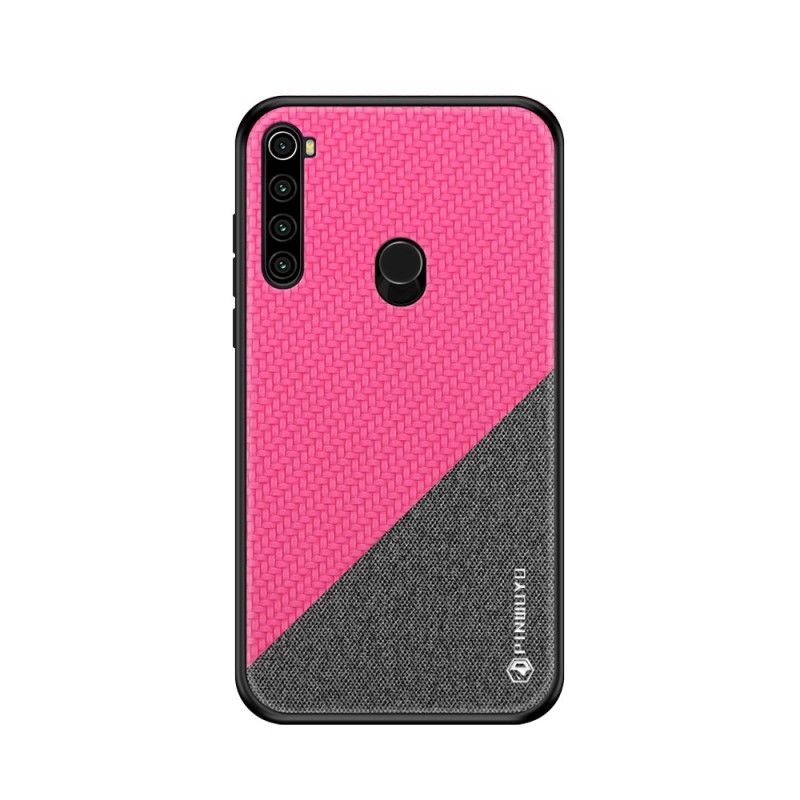 Cover Hoesje Xiaomi Redmi Note 8T Magenta Zwart Telefoonhoesje Pinwuyo Eer-Serie