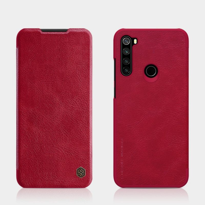 Folio-hoesje voor Xiaomi Redmi Note 8T Zwart Nillkin Qin-Reeks