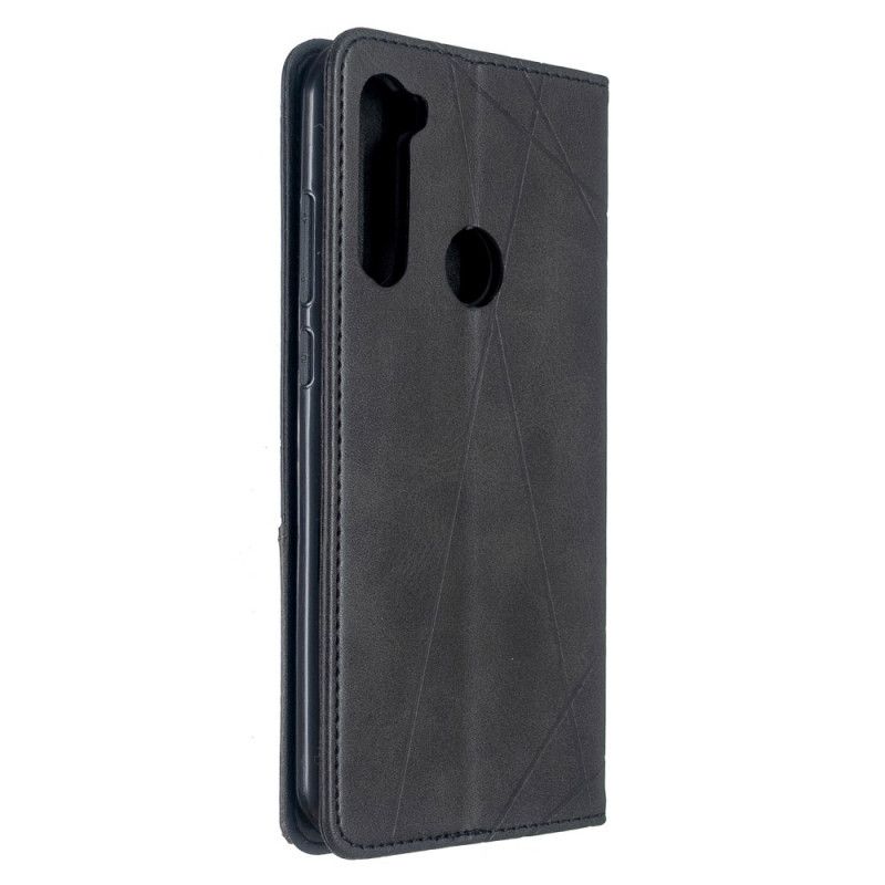 Folio-hoesje Xiaomi Redmi Note 8T Grijs Zwart Kunstenaarsstijl