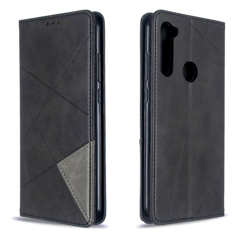 Folio-hoesje Xiaomi Redmi Note 8T Grijs Zwart Kunstenaarsstijl