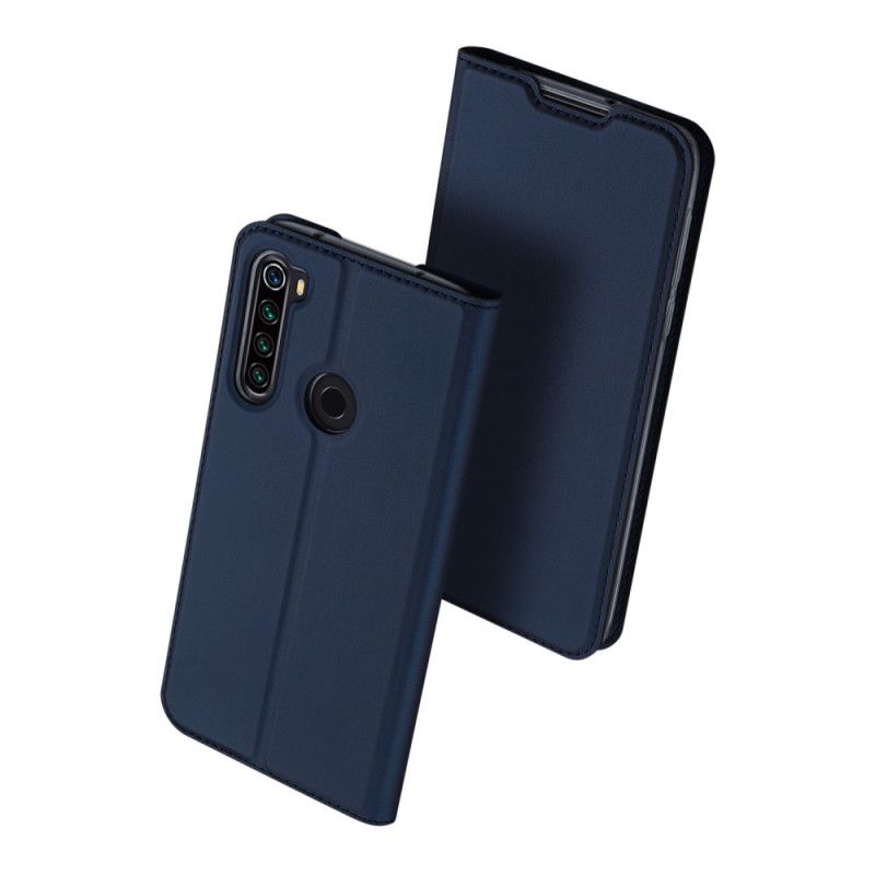 Folio-hoesje Xiaomi Redmi Note 8T Marineblauw Zwart Pro Dux Ducis Huid