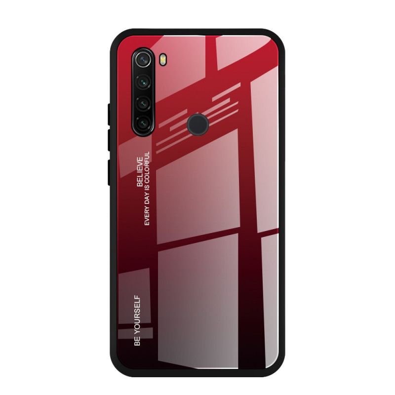 Hoesje voor Xiaomi Redmi Note 8T Magenta Rood Gegalvaniseerde Kleur