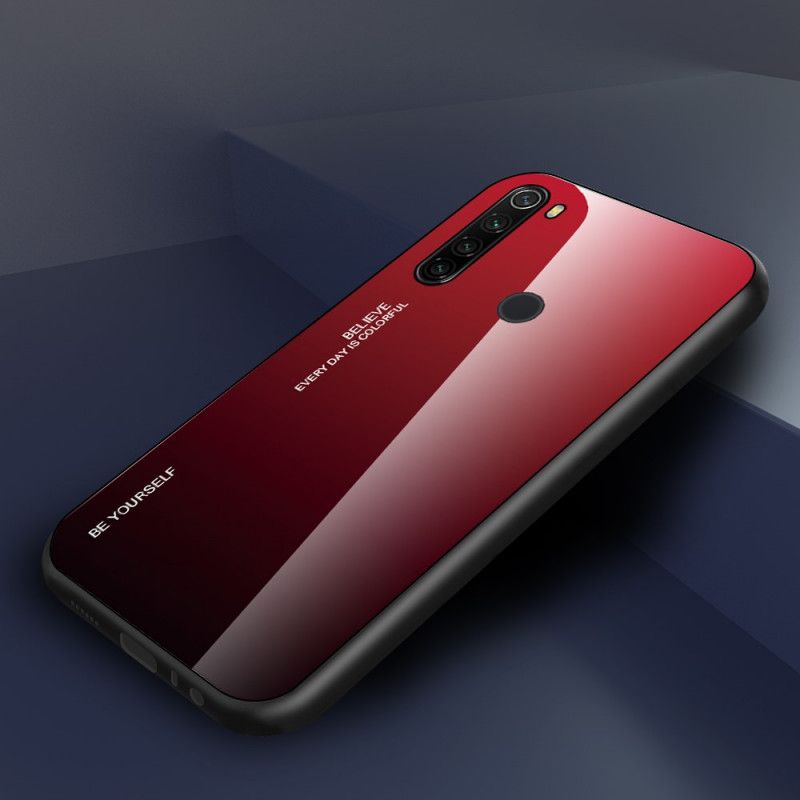 Hoesje voor Xiaomi Redmi Note 8T Magenta Rood Gegalvaniseerde Kleur