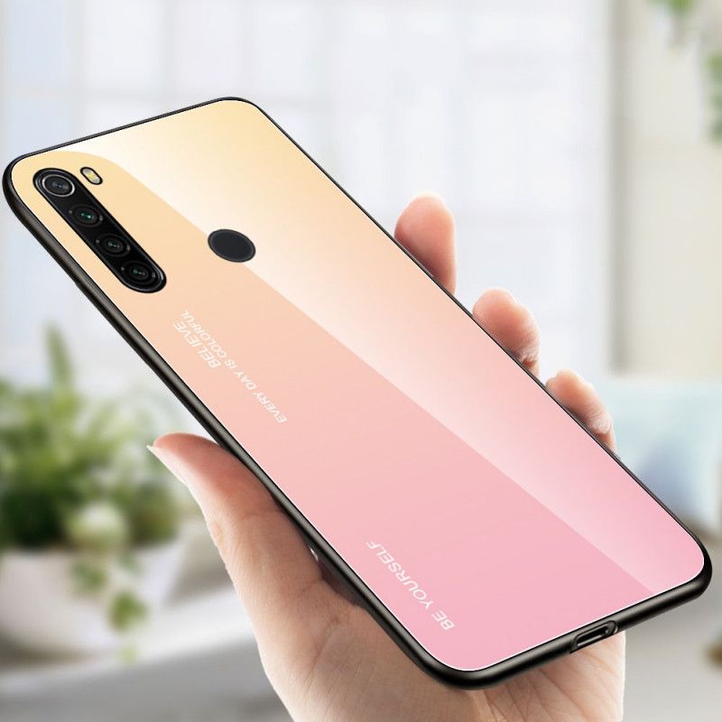 Hoesje voor Xiaomi Redmi Note 8T Magenta Rood Gegalvaniseerde Kleur