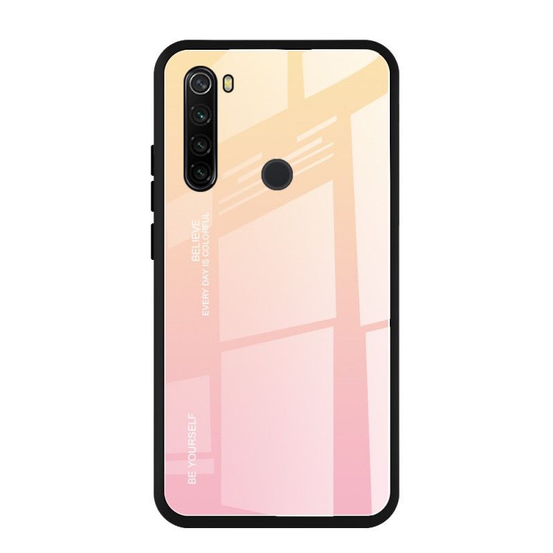 Hoesje voor Xiaomi Redmi Note 8T Magenta Rood Gegalvaniseerde Kleur