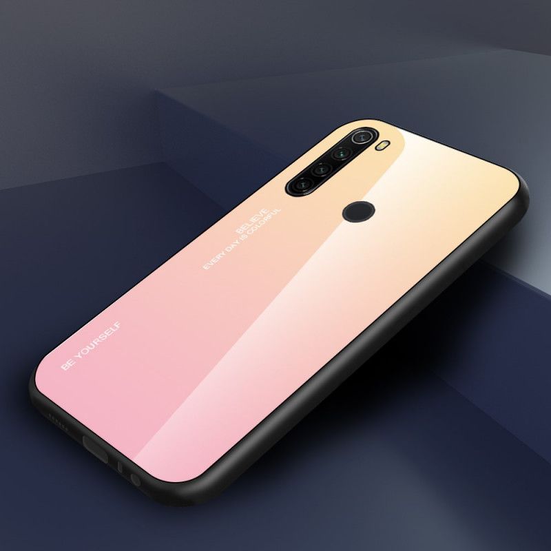 Hoesje voor Xiaomi Redmi Note 8T Magenta Rood Gegalvaniseerde Kleur