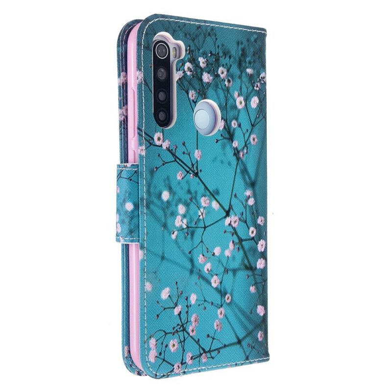 Leren Hoesje Xiaomi Redmi Note 8T Bloeiende Boom