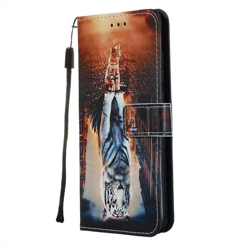 Leren Hoesje Xiaomi Redmi Note 8T Kitten