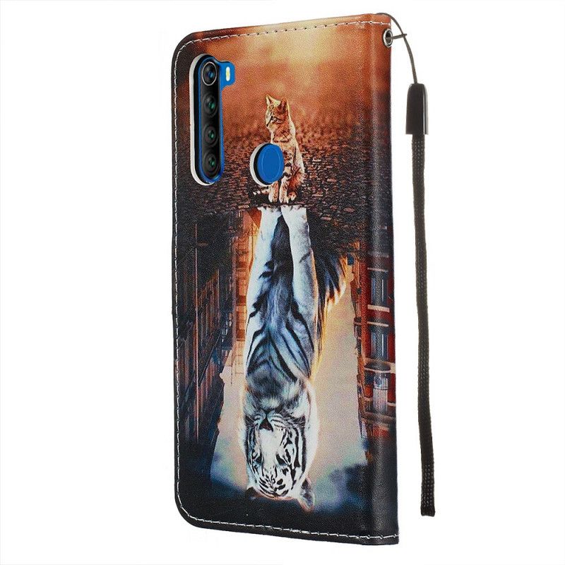 Leren Hoesje Xiaomi Redmi Note 8T Kitten