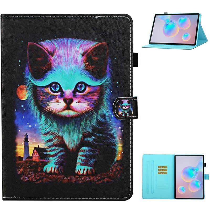 Bescherming Hoesje Samsung Galaxy Tab S7 Telefoonhoesje Elektrische Cat