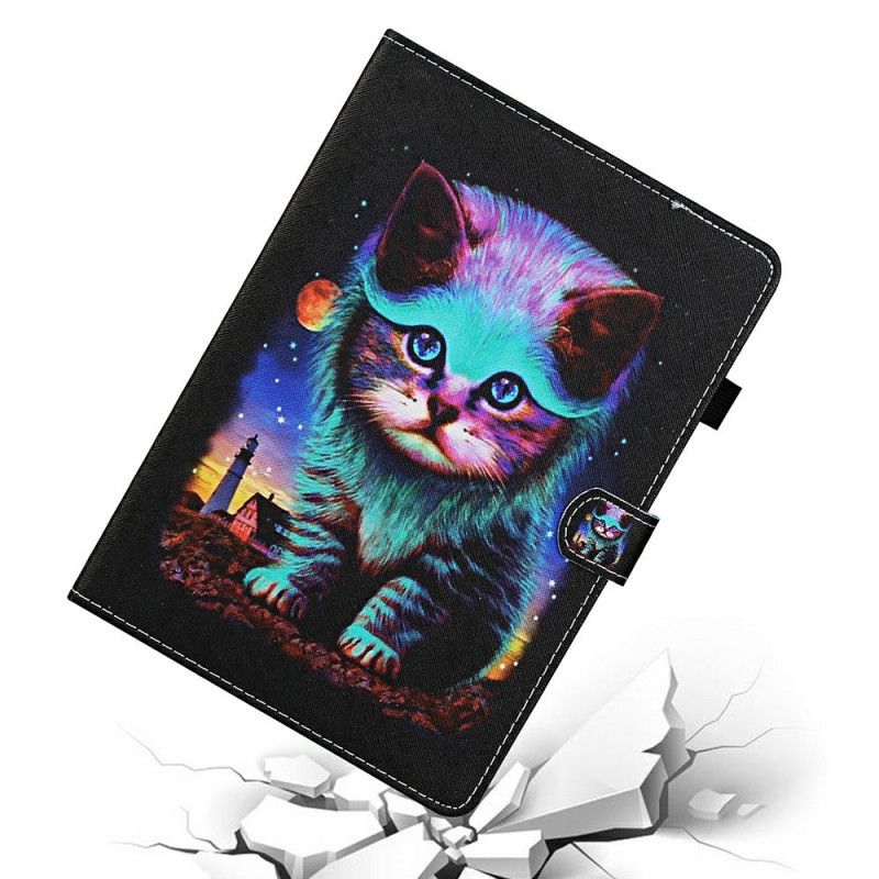 Bescherming Hoesje Samsung Galaxy Tab S7 Telefoonhoesje Elektrische Cat