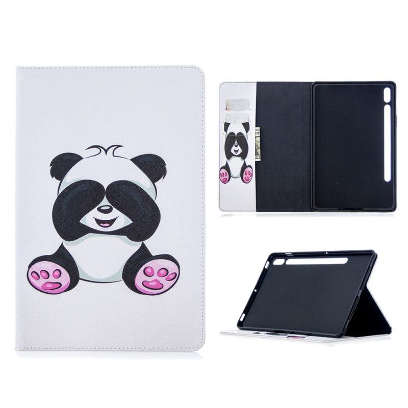 Case Samsung Galaxy Tab S7 Telefoonhoesje Leuke Panda