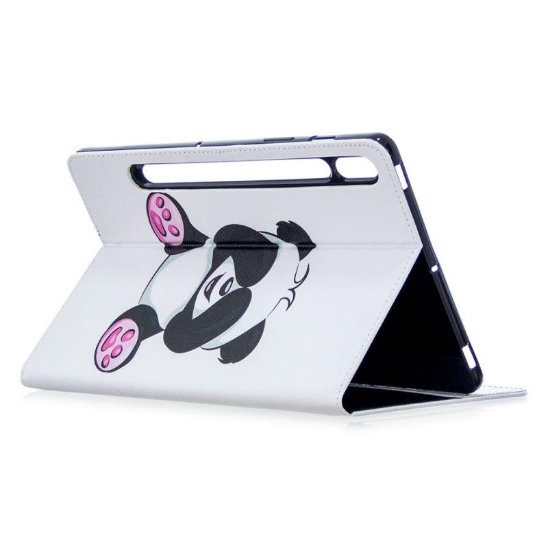 Case Samsung Galaxy Tab S7 Telefoonhoesje Leuke Panda