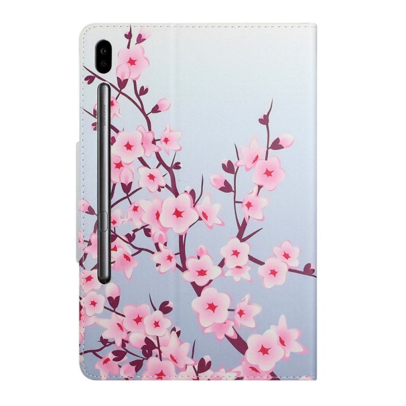 Cover Folio-hoesje Samsung Galaxy Tab S7 Telefoonhoesje Sakura