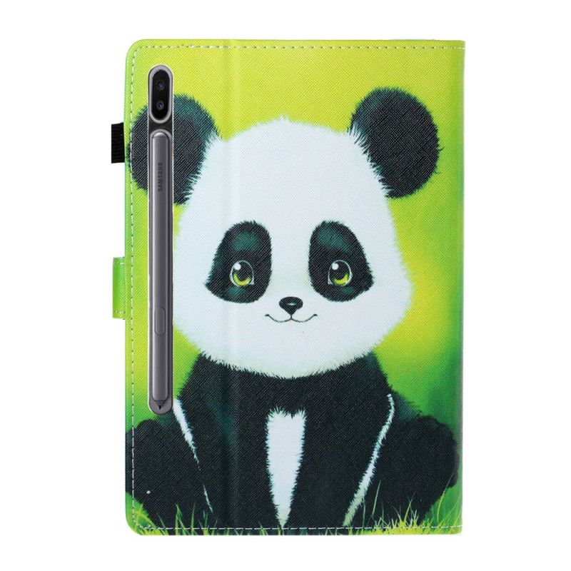 Cover Folio-hoesje Samsung Galaxy Tab S7 Telefoonhoesje Schattige Panda