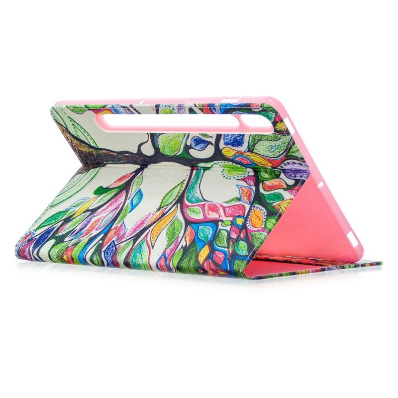 Cover Samsung Galaxy Tab S7 Gekleurde Boom