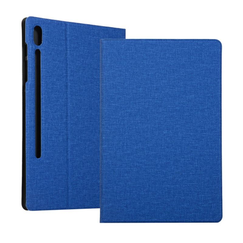 Cover Samsung Galaxy Tab S7 Grijs Zwart Stof