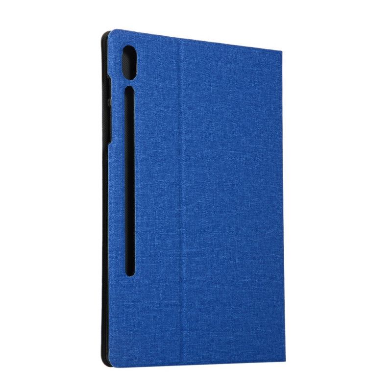 Cover Samsung Galaxy Tab S7 Grijs Zwart Stof