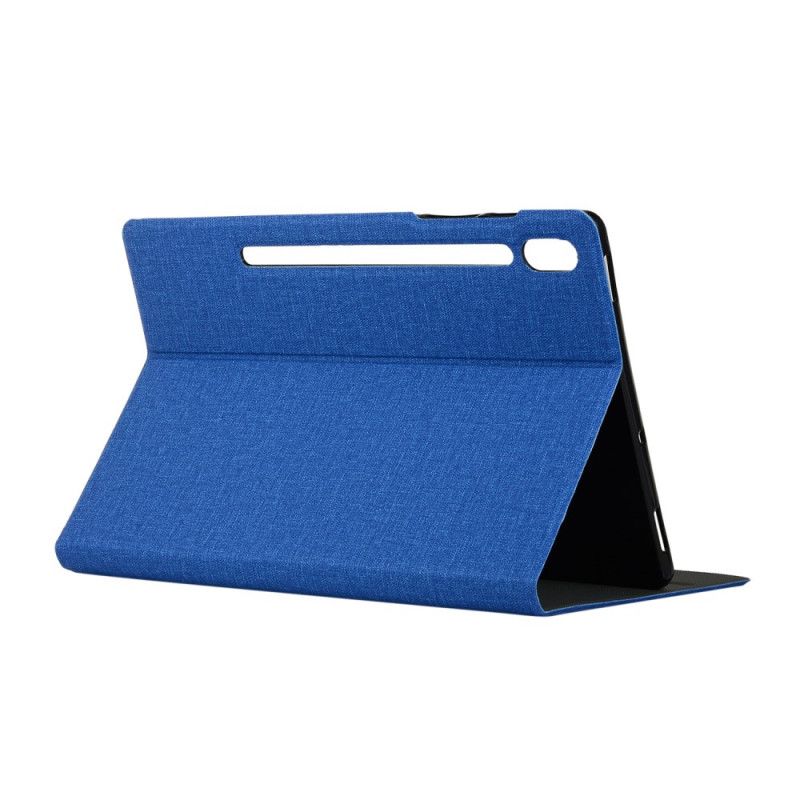 Cover Samsung Galaxy Tab S7 Grijs Zwart Stof