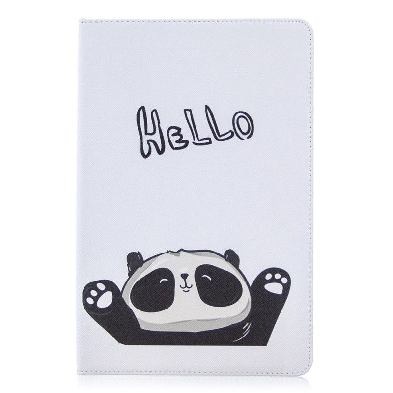 Cover Samsung Galaxy Tab S7 Groen Wit Patroon Panda-Print