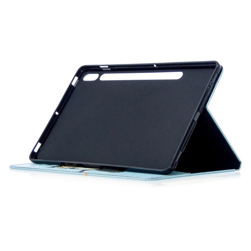 Cover Samsung Galaxy Tab S7 Telefoonhoesje Uil Op De Tak