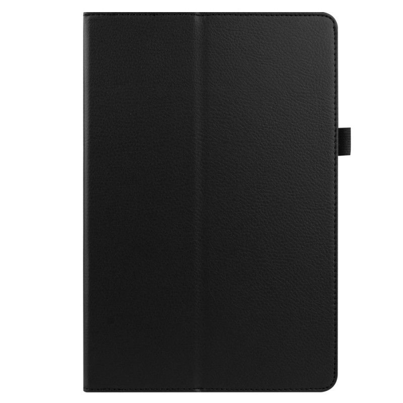 Cover Samsung Galaxy Tab S7 Wit Zwart Kunstleer