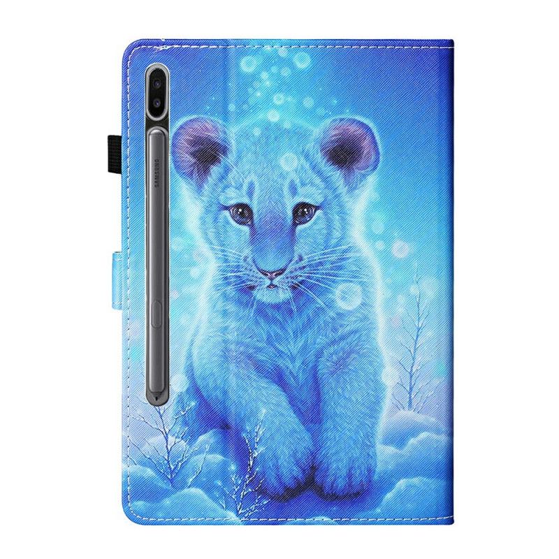 Flip Case Leren Samsung Galaxy Tab S7 Babytijger