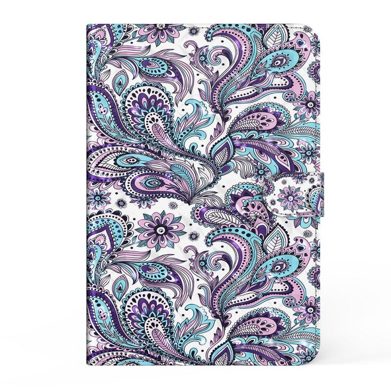 Kunstlederen Omslag Samsung Galaxy Tab S7 Paisley Patroon