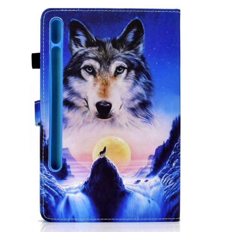 Kunstlederen Omslag Samsung Galaxy Tab S7 Telefoonhoesje Loup