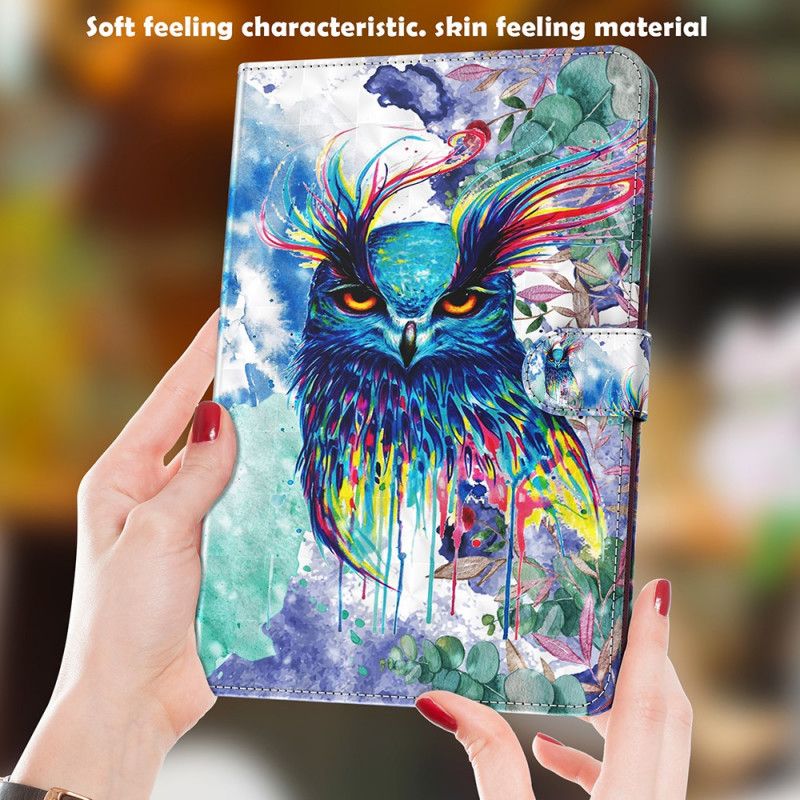 Kunstlederen Omslag Samsung Galaxy Tab S7 Uil