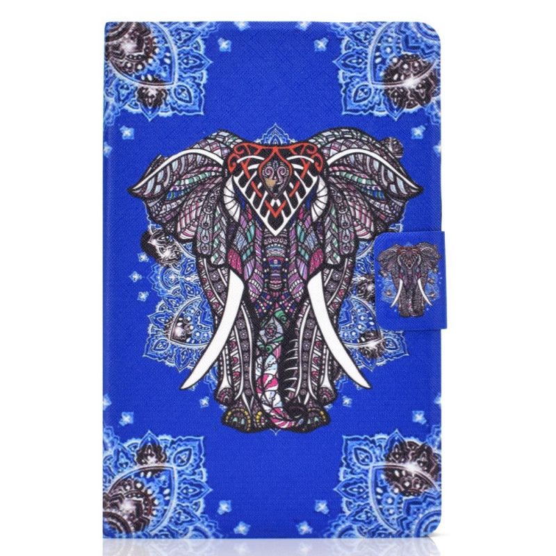 Leren Hoesje Samsung Galaxy Tab S7 Indische Olifant