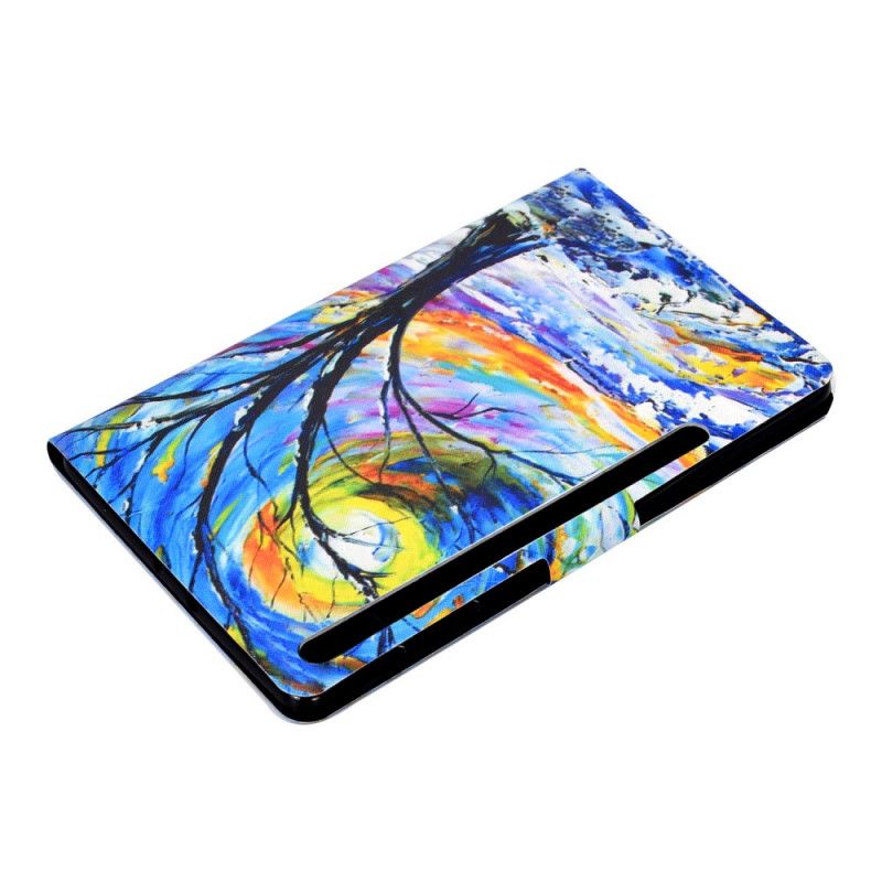 Leren Hoesje Samsung Galaxy Tab S7 Telefoonhoesje Kunstboom