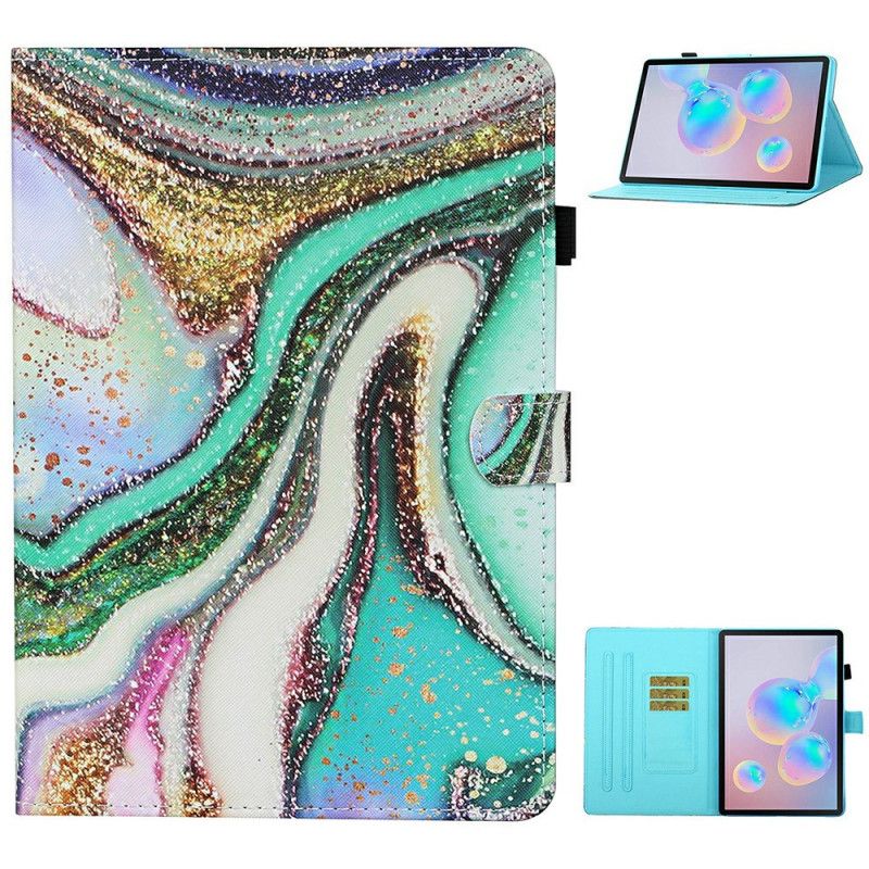 Leren Hoesje voor Samsung Galaxy Tab S7 Artistiek