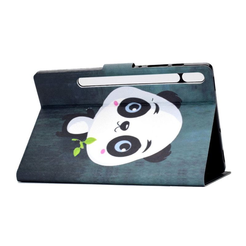 Leren Hoesje voor Samsung Galaxy Tab S7 Babypanda