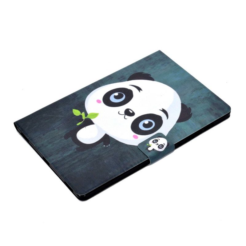 Leren Hoesje voor Samsung Galaxy Tab S7 Babypanda