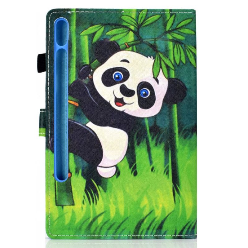 Leren Hoesje voor Samsung Galaxy Tab S7 Panda