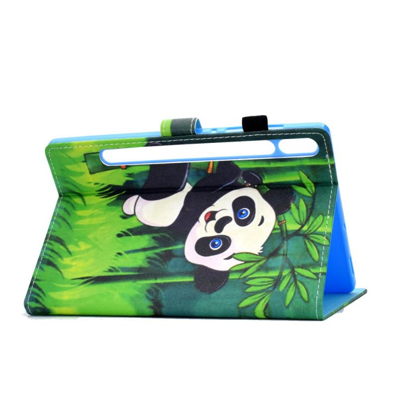 Leren Hoesje voor Samsung Galaxy Tab S7 Panda