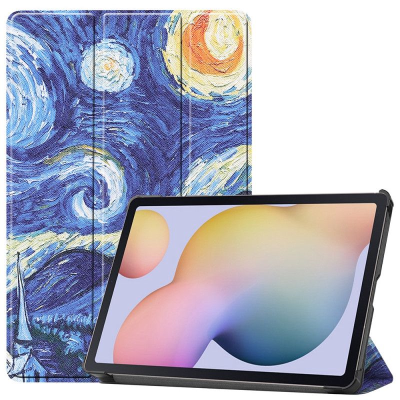 Smart Case Samsung Galaxy Tab S7 Starry Night Pennenhouder